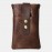 Men PU Waterproof Long Waist Bag Vintage 5.5/6.4 Inch Phone Bag Belt Bag