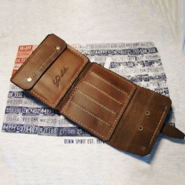Men Genuine Leather 4 Card Case Penknife Belt Bag Hip Bum Bag Utility Travel Belt Sheath