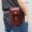 Men Genuine Leather Retro Fashion 5.8 Inch Phone Bag Multi-carry Crossbody Bag Waist Bag