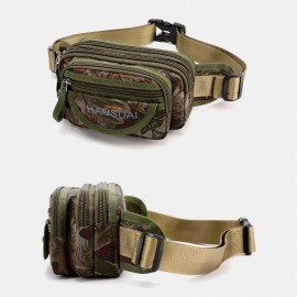 Men Waterproof Multi-pocket Camouflage Outdoor Chest Bag Belt Bag Sling Bag
