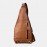 Men Genuine Leather Multi-pocket Anti-theft Chest Bag Retro Wear Waterproof Crossbody Bag