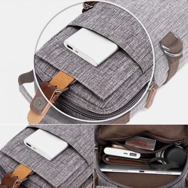 Men Large Capacity Waterproof Anti-theft Outdoor Casual Crossbody Bags Chest Bag Shoulder Bag