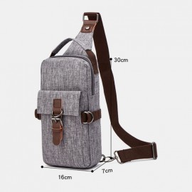 Men Large Capacity Waterproof Anti-theft Outdoor Casual Crossbody Bags Chest Bag Shoulder Bag