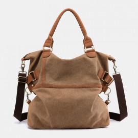 Men Large Capacity Canvas Handbag Shoulder Bag