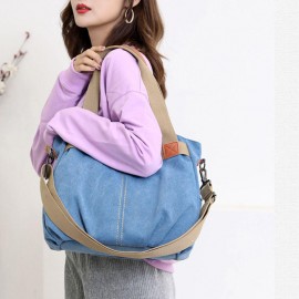 Women Large Capacity Canvas Handbag Shoulder Bag Crossbody Bags