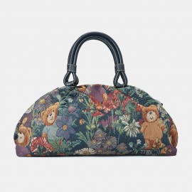 Women Bear Pattern Casual Handbag Crossbody Bag