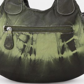 Women Gradient Soft Faux Leather Shoulder Bag Crossbody Bag Handbag