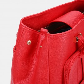 Women Design Solid Handbag Multifunction Crossbody Bag Fashion Bag