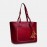 Women Tassel Decoration Tote Large Capacity Woven Handle Handbags Shoulder Bag