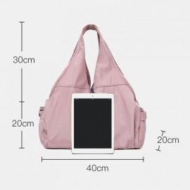 Women Multi-compartment Large Capacity Waterproof Tote Handbag Outdoor Casual Travel Lightweight Oxford Shoulder Bag