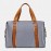Men Canvas Stripe Pattern Large Capacity Handbag Crossbody Shoulder Bag Travel Bag