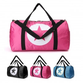 Unisex Waterproof Nylon Large Capacity Travel Luggage Bag Sports Gym Star